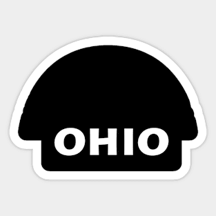 Ohio Gifts for Farmers Funny Ohio Gift Cleveland Cincinnati Sticker